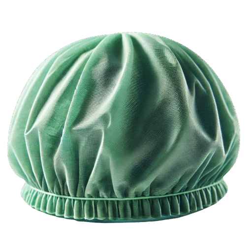 Alternative view of Bouffant Caps Green Large