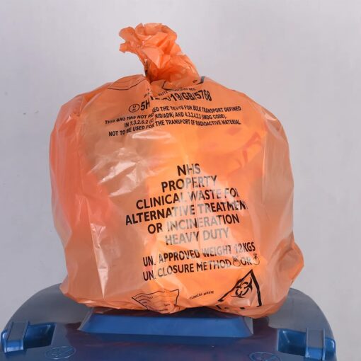 Alternative view of Clinical Waste Sacks on a roll