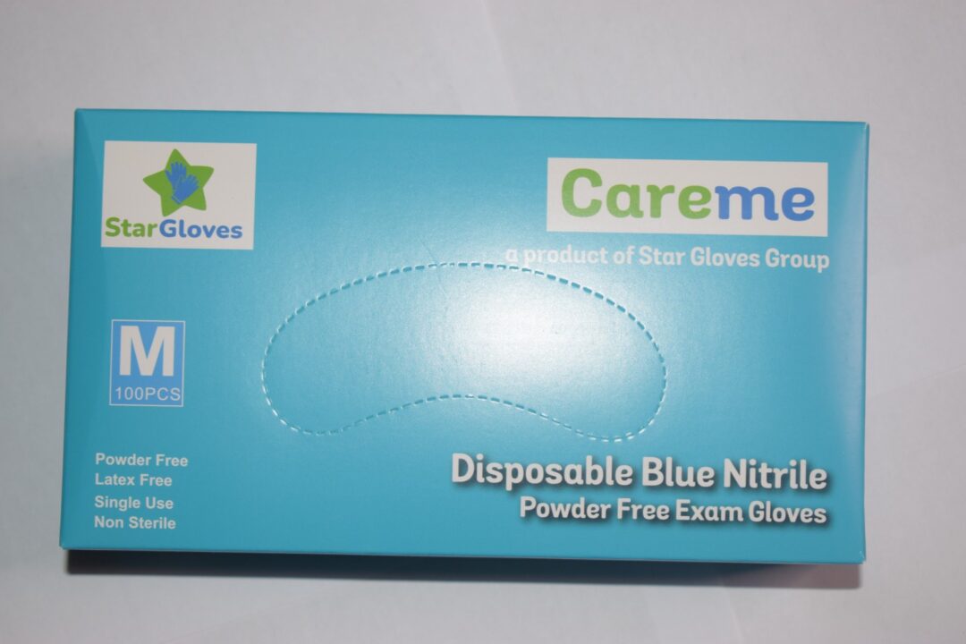 Blue  Nitrile Gloves Powder Free - Image 6