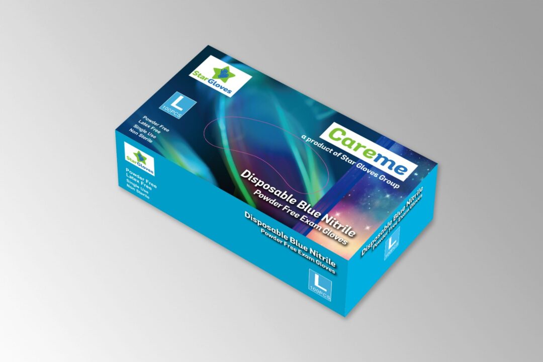 Blue  Nitrile Gloves Powder Free - Image 11