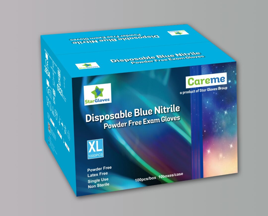 Blue  Nitrile Gloves Powder Free - Image 9